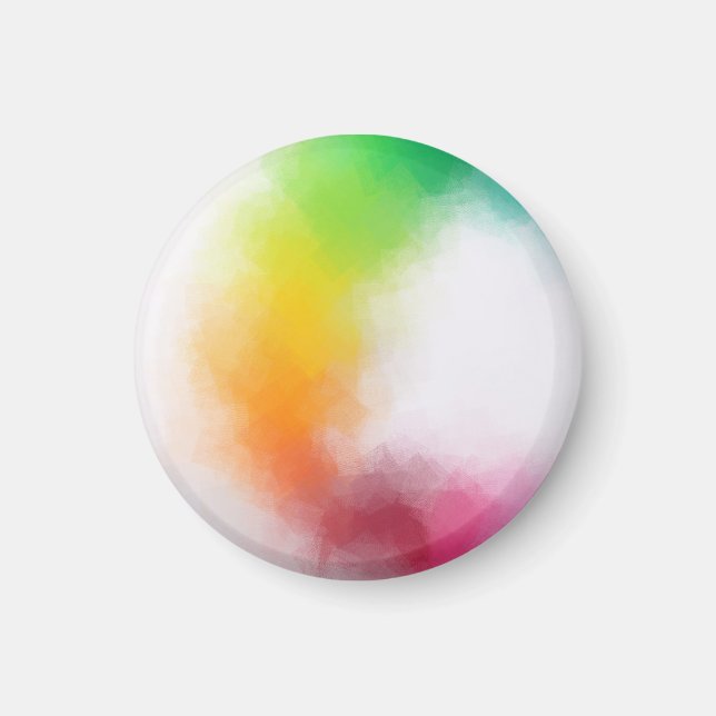 Trendige Moderne Abstrakte Kunst, Dichtung und Mus Magnet (Vorne)