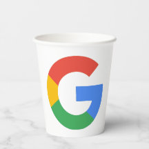 Trendige moderne Google-Review-QR-Code-Papierbeche