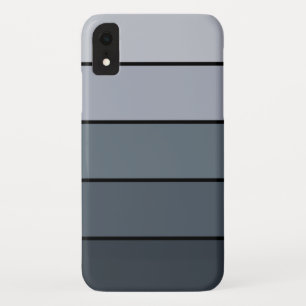 Trendige moderne Space Graue Streifen Case-Mate iPhone Hülle