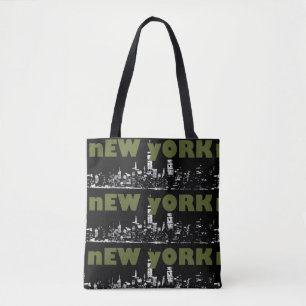 Trendige New York City NYC-Nacht-Skyline