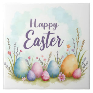 Trendige Ostereier Schöne Sammlung Fliese