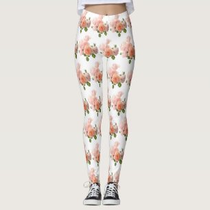 Trendige Rose Design Moderne Elegante Vorlage Leggings