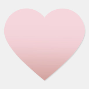 Trendige Rose Gold Blank Template hinzufügen Herz-Aufkleber