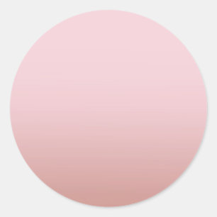 Trendige Rose Gold Blank Template hinzufügen Runder Aufkleber