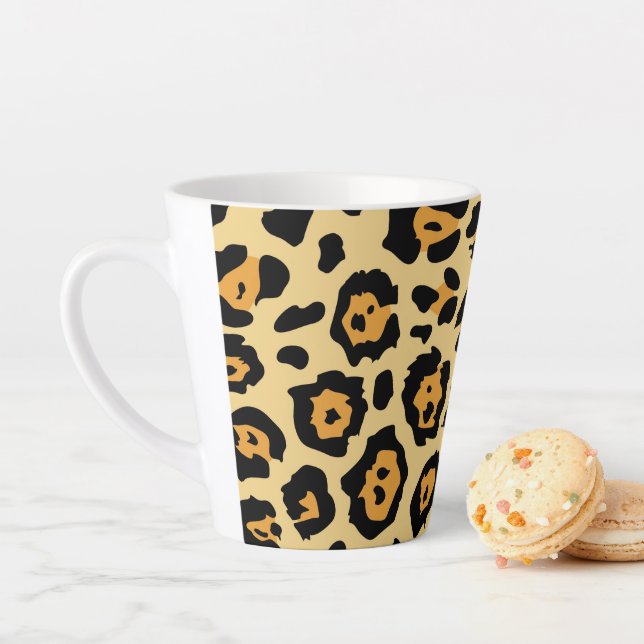 Trendige Safari-Leoparden-Spots Cheetah Print Milchtasse (Beispiel)