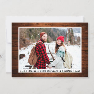 Trendige Schreibmaschine Schriftart Minimalistisch Feiertagskarte