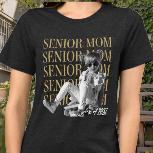 Trendige Senior-Mutter Retro-Kindheit Abschlussjah Tri-Blend Shirt