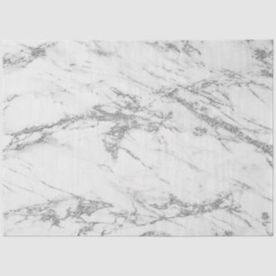 Trendige Silver Glitzer Marmor Moderne Seidenpapier