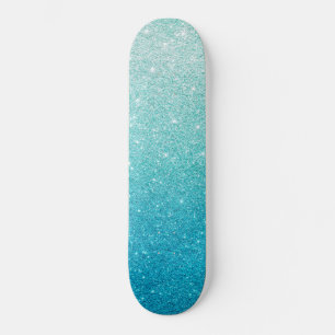 trendige Skateboard mit Glitzer Glitzer