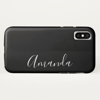 Trendige Skript-Schrift (Schwarz) Case-Mate iPhone Hülle