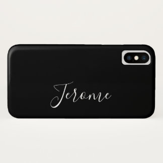 Trendige Skript-Schrift (Schwarz) Case-Mate iPhone Hülle