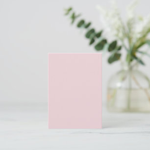 Trendige Soft Pastelrosa - Notizkarte Mitteilungskarte