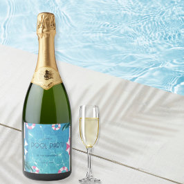 Trendige Sommer-Poolparty
