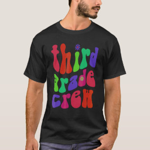 Trendige Third Grade Crew Lehrer Hallo 3. Klasse V T-Shirt