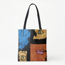 Trendige Tote-Tasche | The Face by AdzSpirit