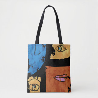 Trendige Tote-Tasche | The Face by AdzSpirit