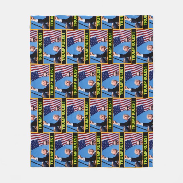 Trendige Trump Fleece Blankets | Exklusive Designs (Vorderseite)
