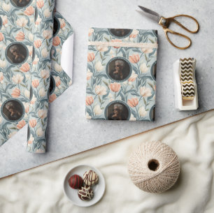 Trendige Tulpen-Blumen-Frühlingsgeburtstag Geschenkpapier