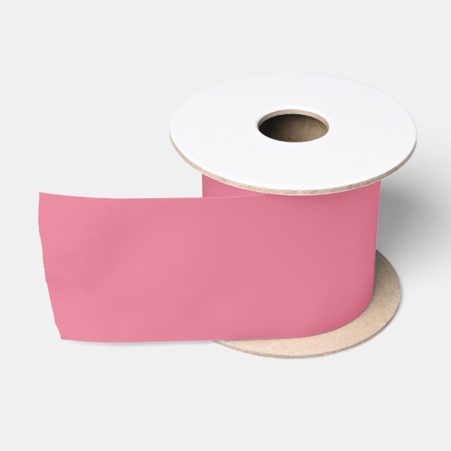 Trendige Tulpen-Rosa-Einfarbig Satinband (Spule)
