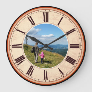 TRENDIGE UND EINPRÄGSAME MOMENTE PERSONALISIERTES GROßE WANDUHR