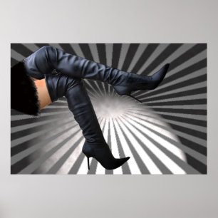 Trendige und moderne Boot Art Poster