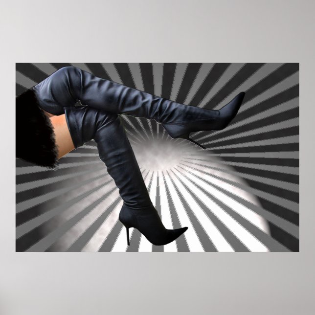 Trendige und moderne Boot Art Poster (Vorne)