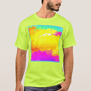 Trendige und zeitlose Wolkenmuster Kunst T-Shirt