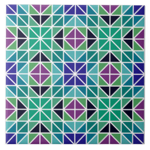 Trendige Vintage-Dreiecks-Mosaik-Keramikfliese Fliese