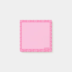 Trendige Vornehme Tropische Floral Post-it Klebezettel