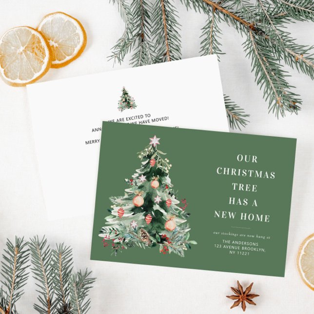 trendige Weihnachtsfeiertage-Ankündigung Feiertagskarte (Von Creator hochgeladen)