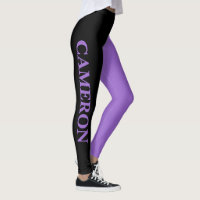 Trendige zwei Farben | Name | Schwarz und Amethyst
