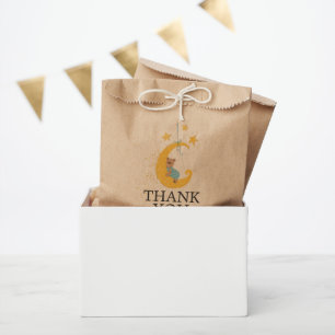 Trendiger Bär Danke Baby Shower Geschenktütchen