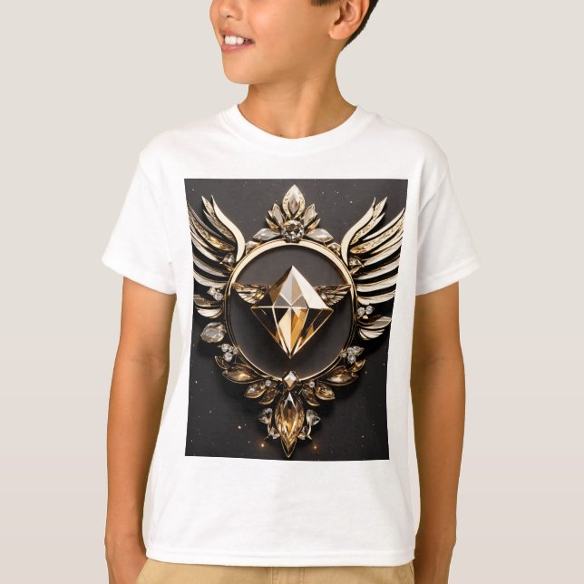 Trendiger Boy's Graphic T - Shirt - Stilvoll & kom (Vorderseite)