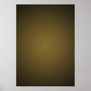 Trendiger brauner und schwarzer körniger Vignetten Poster