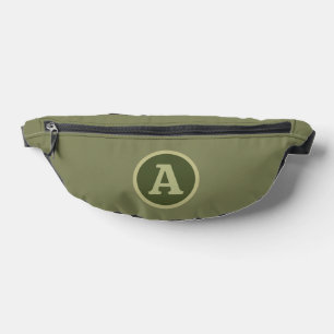 Trendiger einfarbiger, personalisierter Buchstabe Bauchtasche