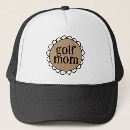 Trendiger GOLF MOM mit geschwungenem Rand Truckerkappe