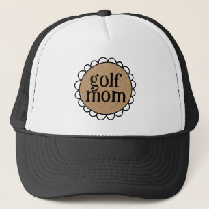Trendiger GOLF MOM mit geschwungenem Rand Truckerkappe