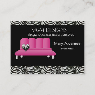 trendiger Innenausstatter Business Cards Visitenkarte