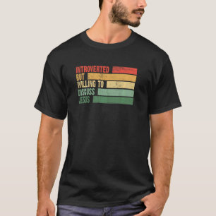 Trendiger Introvertierter, aber Willens, über JESU T-Shirt