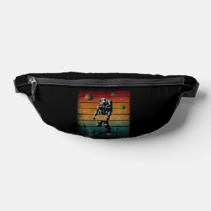 Trendiger lustiger Astronaut Vintage Weltraum Plan Bauchtasche