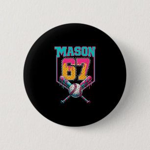 Trendiger Mason 67 Mem Eiscreme-Drip-Sell-Geburtst Button