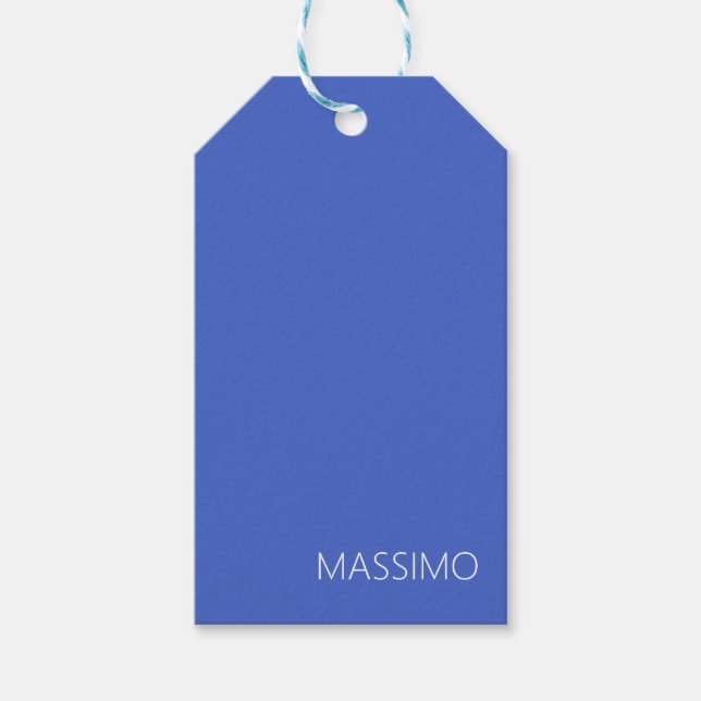 Trendiger moderner minimalistischer professionelle geschenkanhänger (Vorderseite)