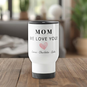 Trendiger personalisierter Becher für Mama - Wir l Reisebecher