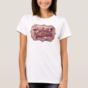 Trendiger Pinker WEINPROBE Druck T-Shirt