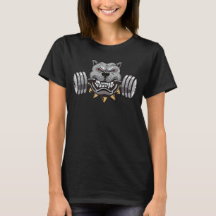 Trendiger Pitbull-Gewichtheber-Männer-Pitbull-Hund T-Shirt