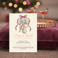 Trendiger rosa Bogen Disco-Kugel-Ornamententausch