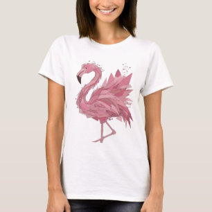 Trendiger Rosa FLAMINGO Custom-Design T-Shirt