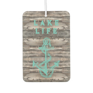 trendiger rustikaler NAUTICAL AQUAMARIN ANCHOR   Autolufterfrischer