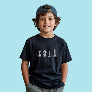 Trendiger Schachspieler Schachfiguren Liebhaber T-Shirt