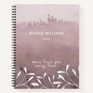 Trendiger Seafoam-Sand-Ombre-Watercolor-Journal Notizbuch